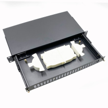 FDU 19 Inch rack mounted ODF Slide Type 1U 24 port SC type cable patch panel distribution box